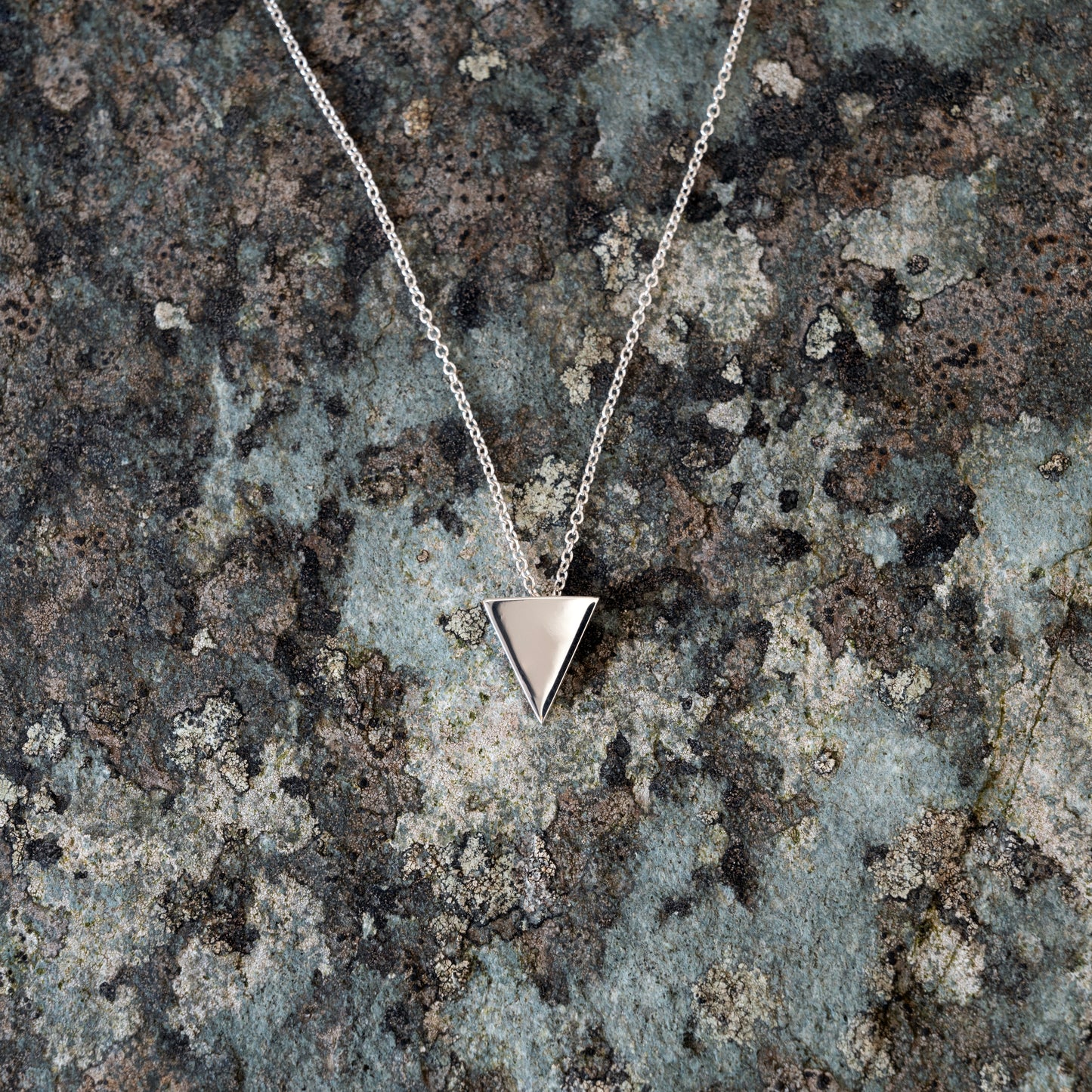 Metrica Tiny Triangle Necklace