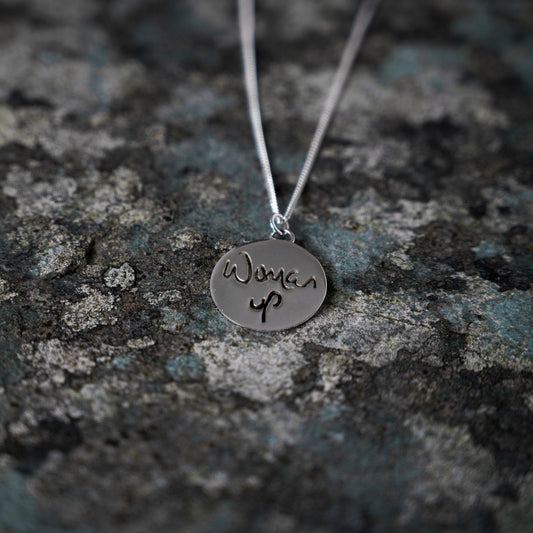 Woman Up Coin Necklace