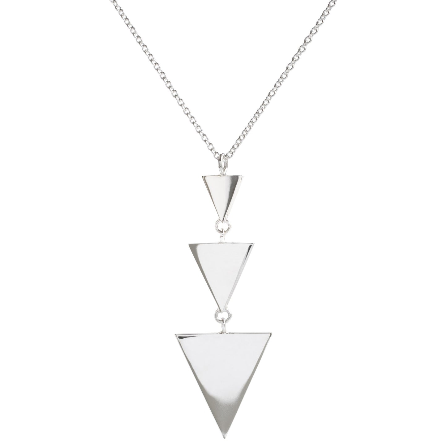 Metrica Three Triangle Necklace